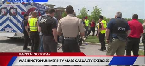 Mass casualty training taking place in Forest Park today